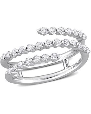 Amour 1/2 Ct Tw Diamond Swirl Ring - Metallic