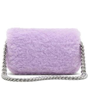 Marc Jacobs The Teddy J Marc Shoulder Bag - Purple