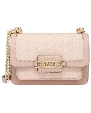 Michael Kors Logo-Print Shoulder Bag - Pink