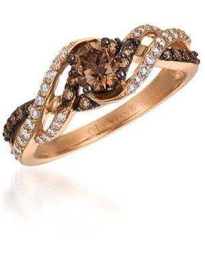 Le Vian Ladies Chocolate Solitaire Rings - Metallic