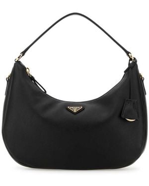 Prada Leather Handbag - Black