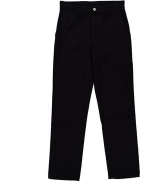 Burberry Embroidered Logo Slim Fit Jeans, Waist - Black