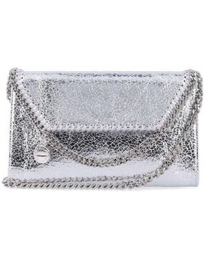 Stella McCartney Falabella Wallet On Chain Polyester Shoulder Bag - Gray
