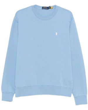 Polo Ralph Lauren Loopback Terry Logo Sweatshirt - Blue
