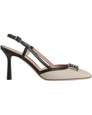 Bally B-Chain Eva 85 Slingback Court Shoes, Brand Size 39 Us - Metallic