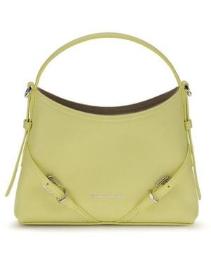 Givenchy Yellow Calf Leather Bos Taurus Handbag - Green