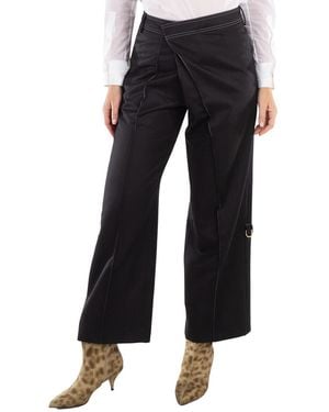 Burberry Ladies Charcoal Zainab Tailored Trouser, Brand Size 10 (Us - Black