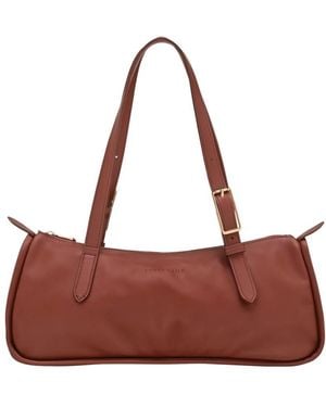 Longchamp Looong L Shoulder Bag - Red