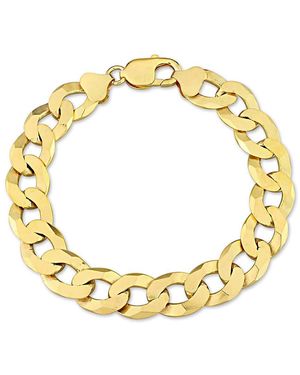 Amour 12.5Mm Flat Curb Chain Bracelet - Metallic