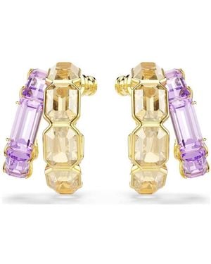 Swarovski Millenia Multicoloured Hoop Earrings - Metallic