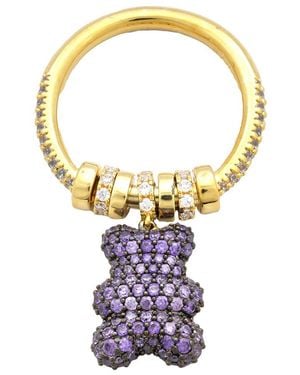 Apm Monaco Ultra Violet Yummy Bear Ring - Metallic