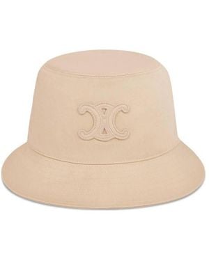 Celine Triomphe Bucket Hat - Natural