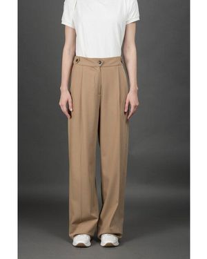 Moorer Light Wide Trousers - Multicolour