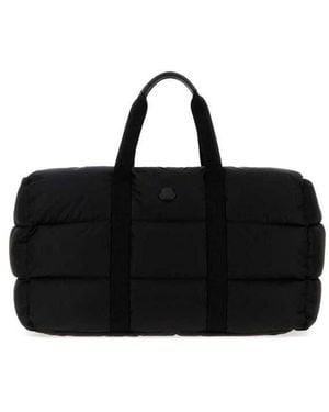 Moncler Nylon Caradoc Duffle Bag 999 Borse A Mano - Black