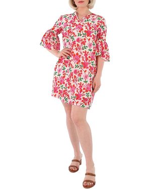 Essentiel Antwerp Essentiel Ladies Sleeved Shirt Dress, Brand Size 34 (Us - Red