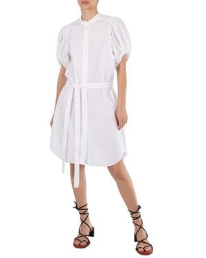 Stella McCartney Organic Cotton-Poplin Anastasia Shirt Dress, Brand Size 44 (Us - White