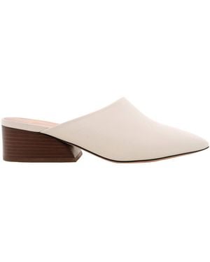Bally Genny 45 Leather Mules, Brand Size 36 Us Size 5.5 - Natural