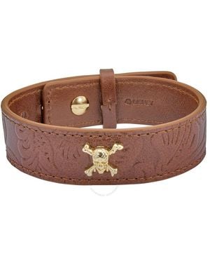 ST Dupont Disney's Pirates Of The Caribbean Brown Leather Bracelet