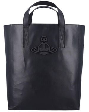 Vivienne Westwood Sarah Medium Tote Bag - Blue