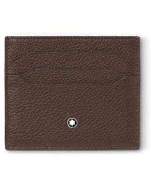 Montblanc Grain Card Holder 6Cc - Brown