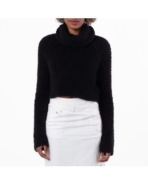 Saint Laurent Turtleneck Long-Sleeved Jumper - Black