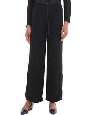 Burberry Ladies High-Waisted Wide-Leg Pants, Brand Size 4 (Us - Black