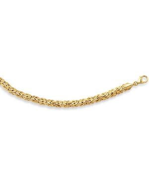 Kylie Harper Ladies 14K Vintage 6Mm Byzantine Bracelet - Metallic
