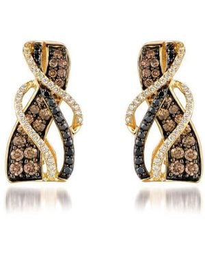 Le Vian Ladies Gladiator Earrings Set - Metallic