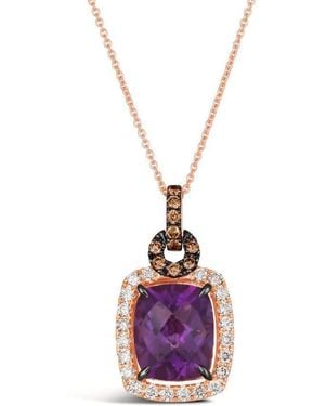 Le Vian Ladies Amethyst Necklaces Set - Metallic
