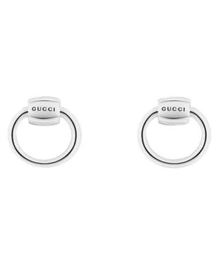 Gucci Horsebit Sterling Earrings - Metallic