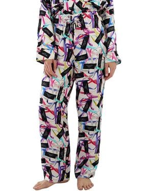 Marc Jacobs White / Multi Pyjama Trousers - Blue