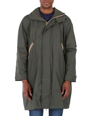 K-Way Bleizou Nylon Parka With Crossbody - Grey