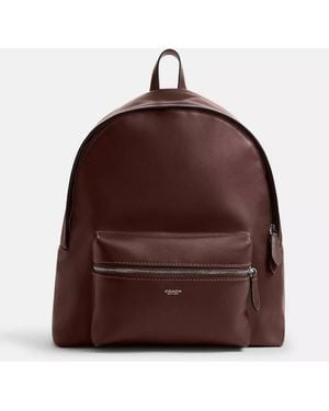 COACH Ridgewood Leather Backpack - Brown