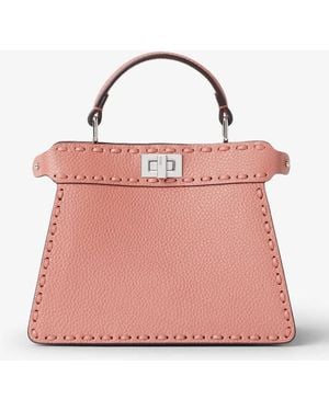 Fendi Peekaboo Iseeu Petite Leather Selleria Bag - Pink