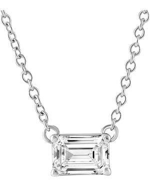 Brilliant Diamond 14Kt 0.65 Carat Lab Grown Diamond Pendant Necklace For - Metallic