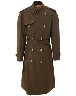 Burberry Double Breasted Westminster Heritage Trench Coat, Brand Size 56 (Us - Brown