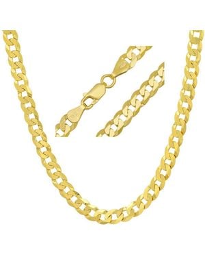 Kylie Harper Thick/Heavy Italian 14K Over Miami Cuban Curb Chain - Metallic
