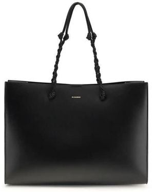 Jil Sander Tangle Shoulder Bag - Black