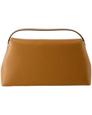 TOTEME T-Lock Top Handle Bag - Brown