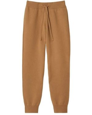 Burberry Larkan Cashmere Blend Jogging Pants - Brown