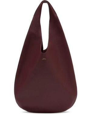 A.P.C. Le Neige Shoulder Bag Burgundy - Red