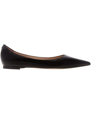 Jimmy Choo Love Patent Ballerinas Flats - Black