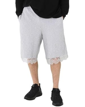 Burberry Light Pebble Chantilly Drawcoard Shorts - Grey