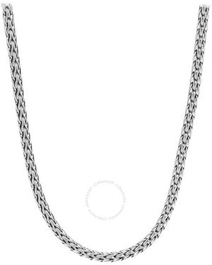 John Hardy Classic Chain 3.5mm Sterling Silver Necklace - Metallic