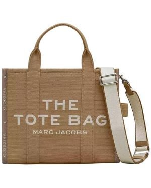 Marc Jacobs Woven Jacquard Medium Tote Bag - Brown