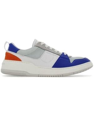 Ferragamo Ferragamo Panelled Low-Top Trainers - Blue