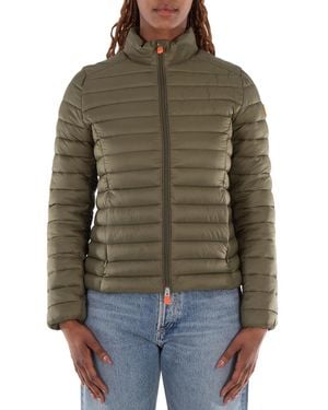 Save The Duck Ladies Carly Puffer Jacket, Brand Size 0 - Brown