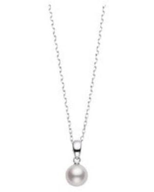 Mikimoto 7Mm A Grade Akoya Cultured Pearl Pendant - Metallic