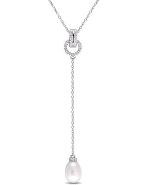 Amour 1/5 Ct Tgw Topaz And 8 - Metallic