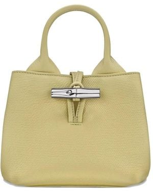 Longchamp Le Roseau Xs Handbag - Metallic